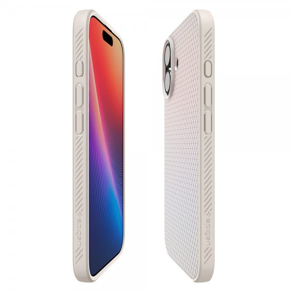 Spigen iPhone 17 Cover Liquid Air Natural Titanium