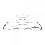 Spigen iPhone 17 Cover Liquid Crystal MagFit Clear White