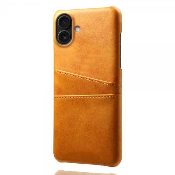 iPhone 17 Cover med to kortrum Lysebrun