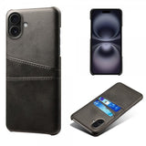 iPhone 17 Cover med to Kortlommer Sort
