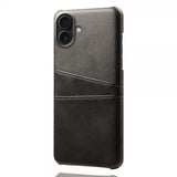 iPhone 17 Cover med to Kortlommer Sort