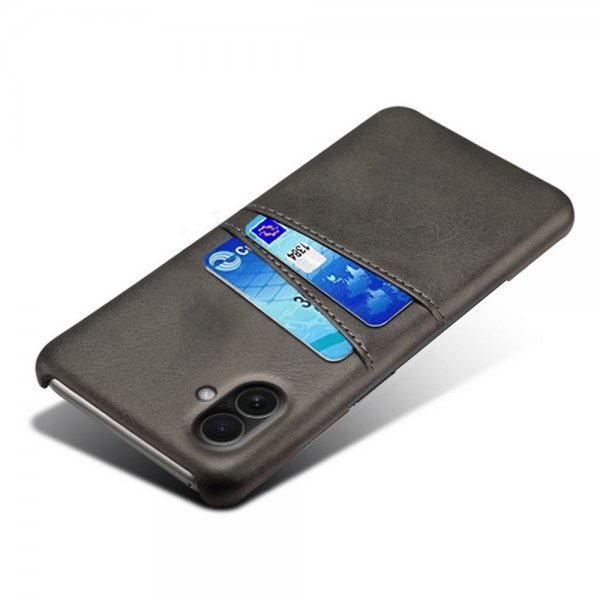 iPhone 17 Cover med to Kortlommer Sort