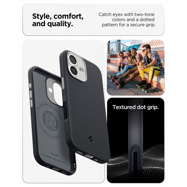 Spigen iPhone 17 Cover Nano Pop MagFit Black Sesame