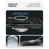 Spigen iPhone 17 Cover Optik Armor MagFit Sort