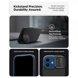 Spigen iPhone 17 Cover Optik Armor MagFit Sort
