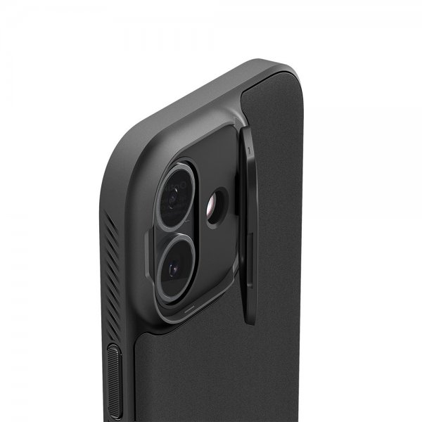 Spigen iPhone 17 Cover Optik Armor MagFit Sort
