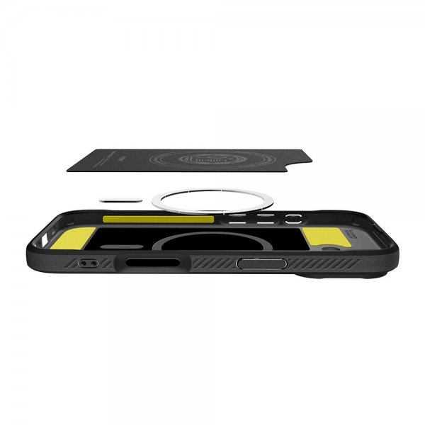 Spigen iPhone 17 Cover Rugged Armor MagFit Mat Sort