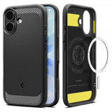 Spigen iPhone 17 Cover Rugged Armor MagFit Mat Sort
