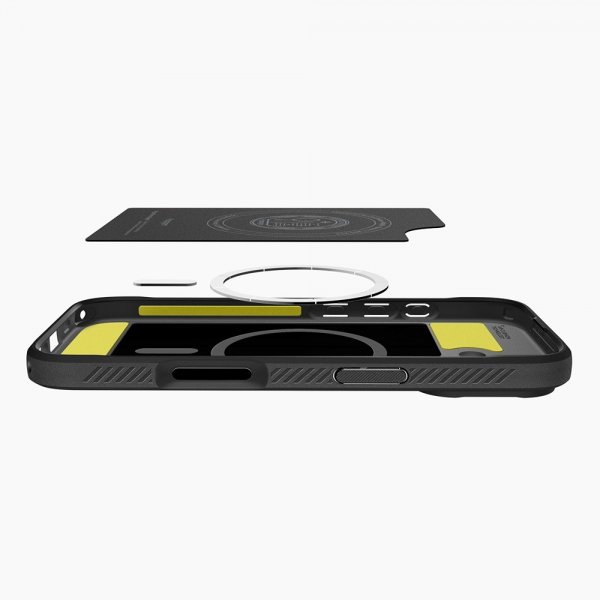 Spigen iPhone 17 Cover Rugged Armor MagFit Mat Sort