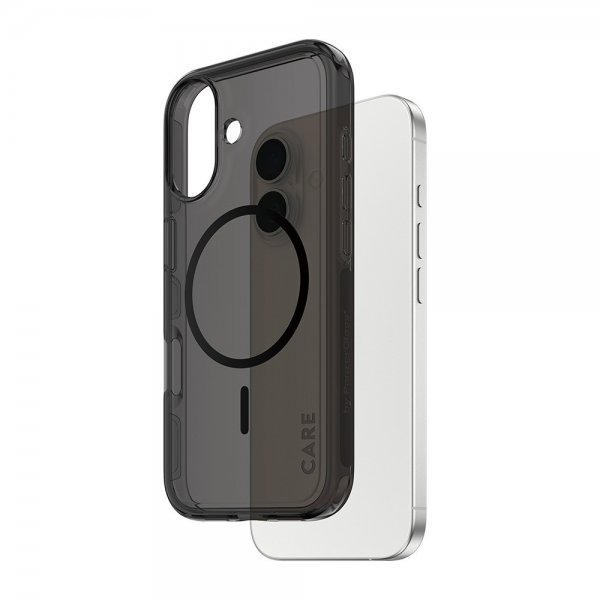 CARE by PanzerGlass iPhone 17 Cover Smokey MagSafe Sort