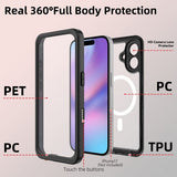 4smarts iPhone 17 Cover Stark IP68 MagSafe Sort