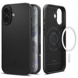 Spigen iPhone 17 Cover Thin Fit MagFit Sort