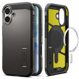 Spigen iPhone 17 Cover Tough Armor T MagFit Gunmetal