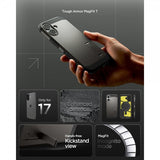 Spigen iPhone 17 Cover Tough Armor T MagFit Gunmetal