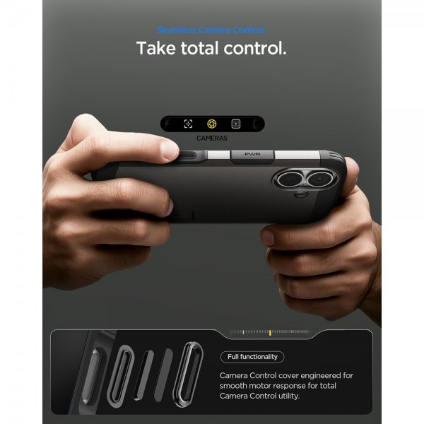 Spigen iPhone 17 Cover Tough Armor T MagFit Gunmetal