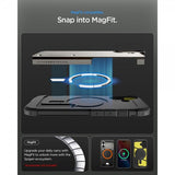 Spigen iPhone 17 Cover Tough Armor T MagFit Gunmetal