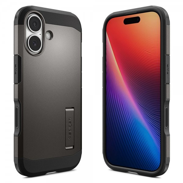 Spigen iPhone 17 Cover Tough Armor T MagFit Gunmetal