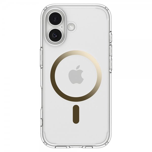 Spigen iPhone 17 Cover Ultra Hybrid MagFit Clear Guld