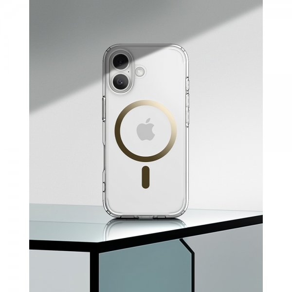 Spigen iPhone 17 Cover Ultra Hybrid MagFit Clear Guld