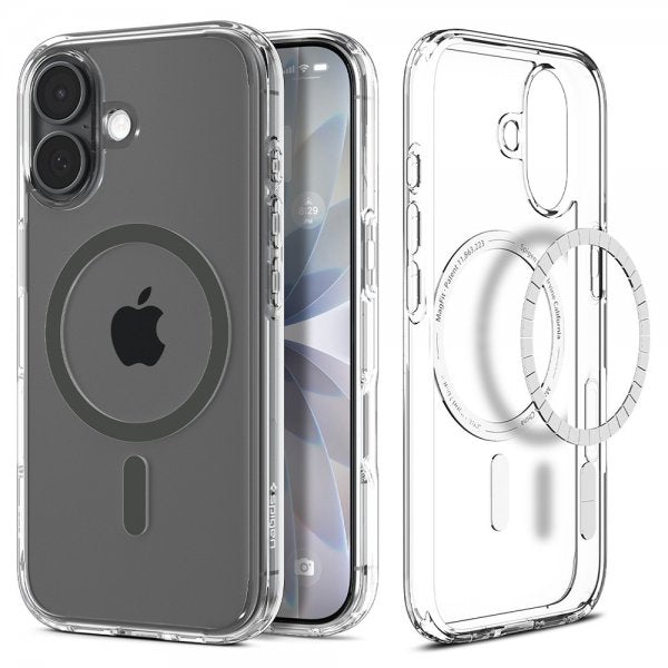 Spigen iPhone 17 Cover Ultra Hybrid MagFit Clear Graphite