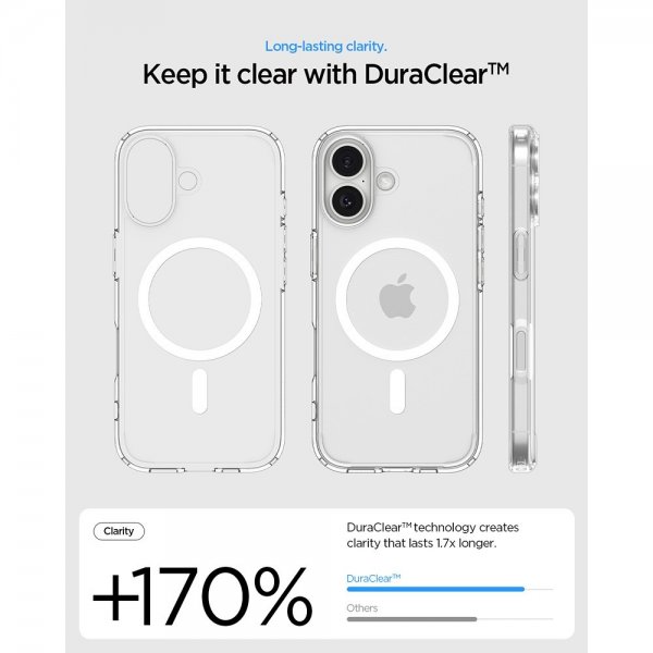 Spigen iPhone 17 Cover Ultra Hybrid MagFit Clear White
