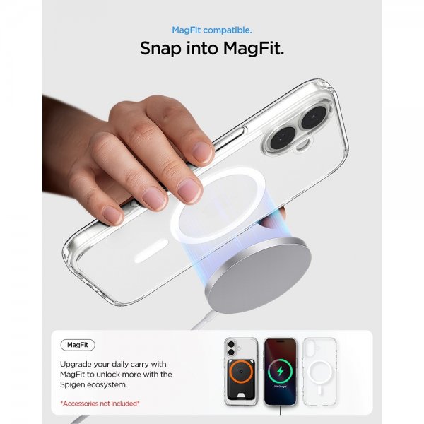 Spigen iPhone 17 Cover Ultra Hybrid MagFit Clear White