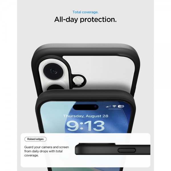 Spigen iPhone 17 Cover Ultra Hybrid Mat Sort