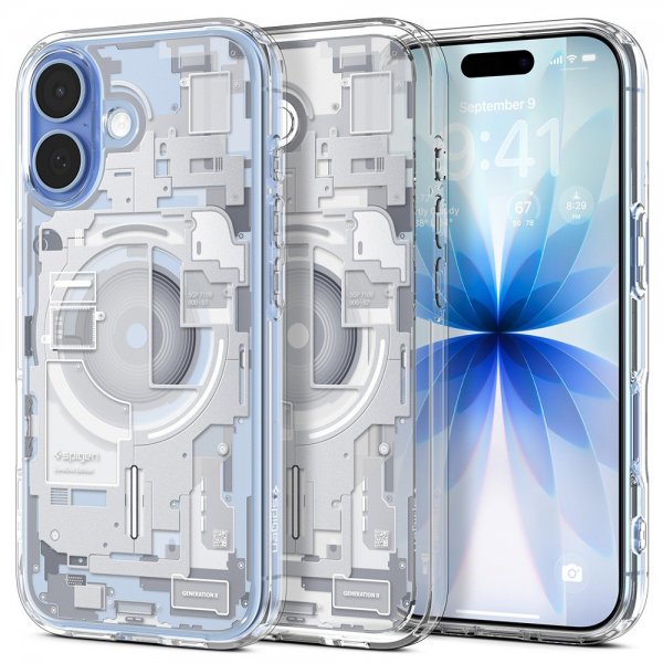 Spigen iPhone 17 Cover Ultra Hybrid Zero One MagFit Hvid