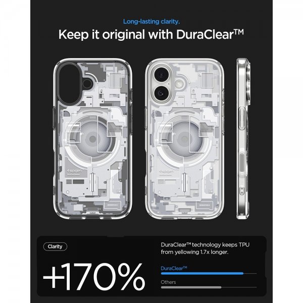 Spigen iPhone 17 Cover Ultra Hybrid Zero One MagFit Hvid