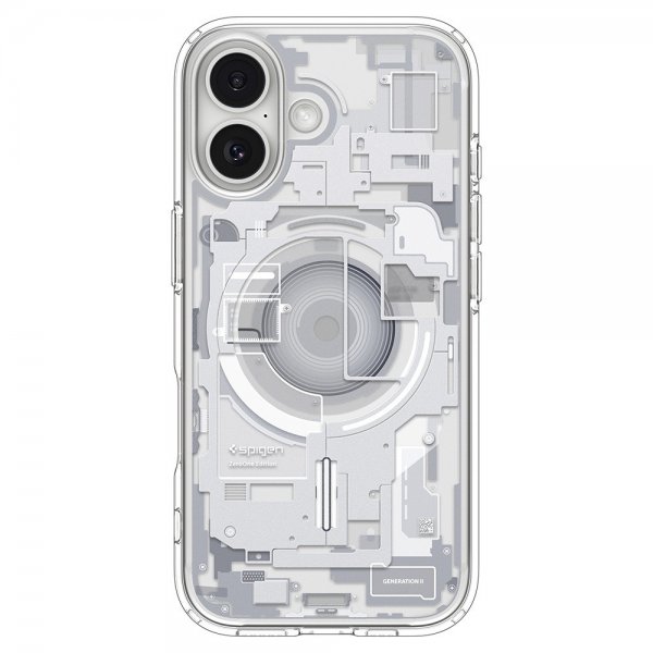 Spigen iPhone 17 Cover Ultra Hybrid Zero One MagFit Hvid