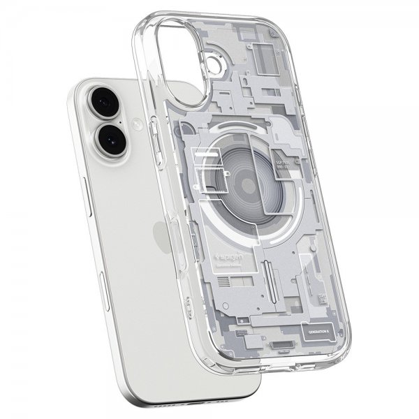 Spigen iPhone 17 Cover Ultra Hybrid Zero One MagFit Hvid