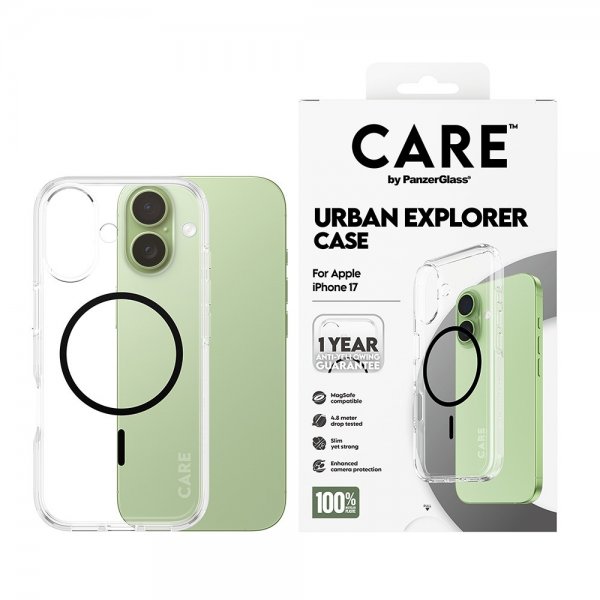 CARE by PanzerGlass iPhone 17 Cover Urban Explorer MagSafe Sort