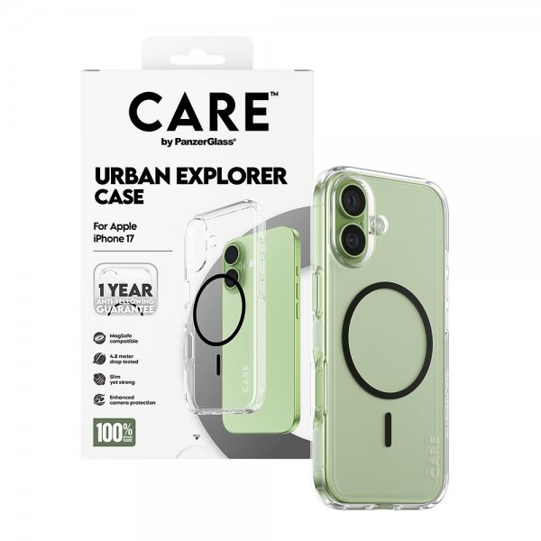 CARE by PanzerGlass iPhone 17 Cover Urban Explorer MagSafe Sort