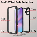 Redpepper iPhone 17 Cover Vandafvisende IP68 Sort