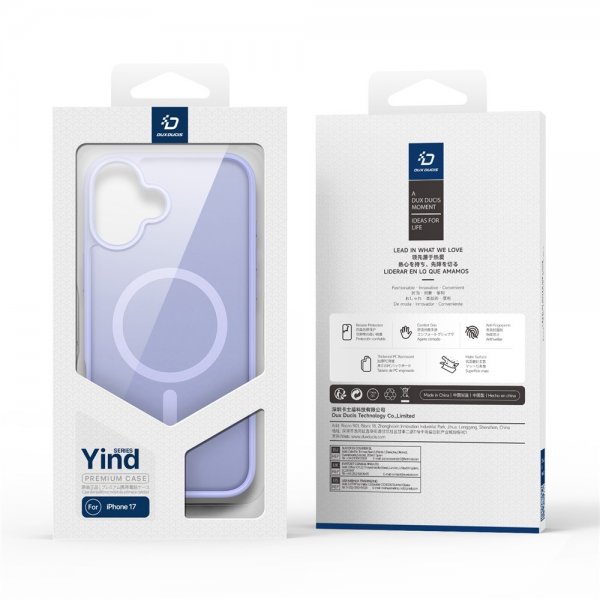 Dux Ducis iPhone 17 Cover Yind Series MagSafe Lilla