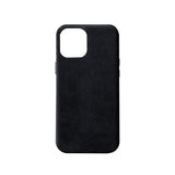 Journey iPhone 12/12 Pro Cover Ægte Læder Sort