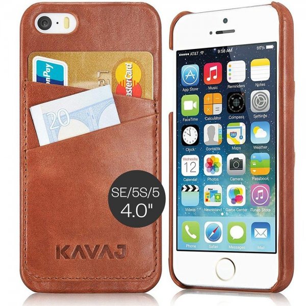 KAVAJ iPhone 5/5S/SE 2016 Cover Tokyo Brun