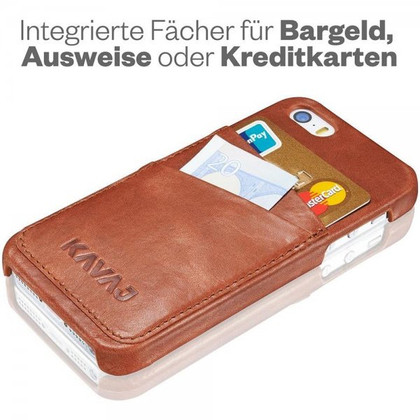 KAVAJ iPhone 5/5S/SE 2016 Cover Tokyo Brun