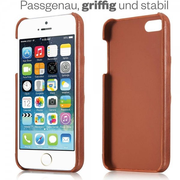 KAVAJ iPhone 5/5S/SE 2016 Cover Tokyo Brun