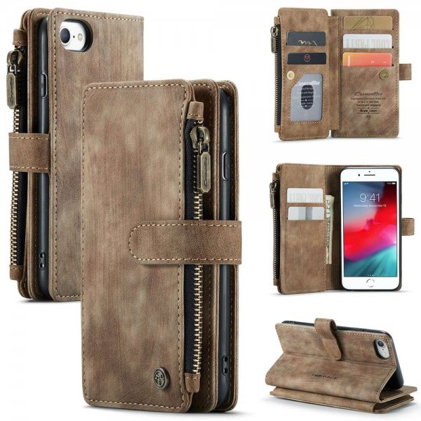 CaseMe iPhone 6/6S/7/8/SE Cover C30 Series Brun