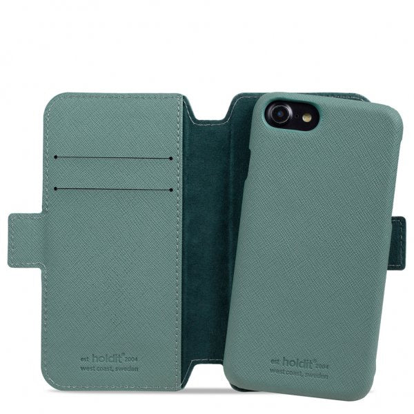 holdit iPhone 6/6S/7/8/SE Cover Stockholm Aftageligt Cover Moss Green