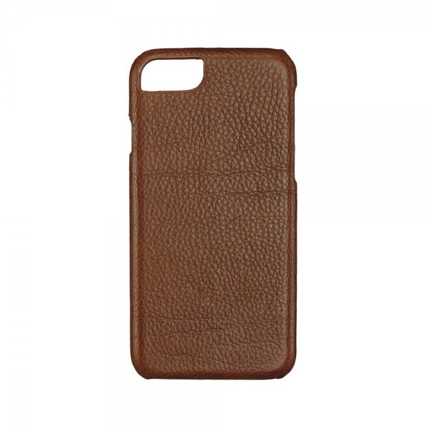 Onsala iPhone 6/6S/7/8/SE Cover Ægte Læder Brun