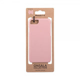 Onsala iPhone 6/6S/7/8/SE Cover Ægte Læder Rosaguld