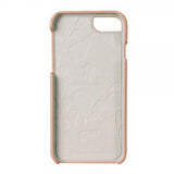 Onsala iPhone 6/6S/7/8/SE Cover Ægte Læder Rosaguld