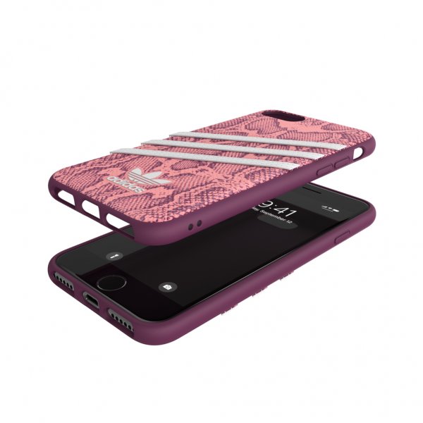 Adidas iPhone 6/6S/7/8/SE Cover Støbt Etui PU Power Pink
