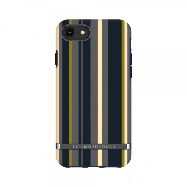 Richmond & Finch iPhone 6/6S/7/8/SE Cover Navy Stripes