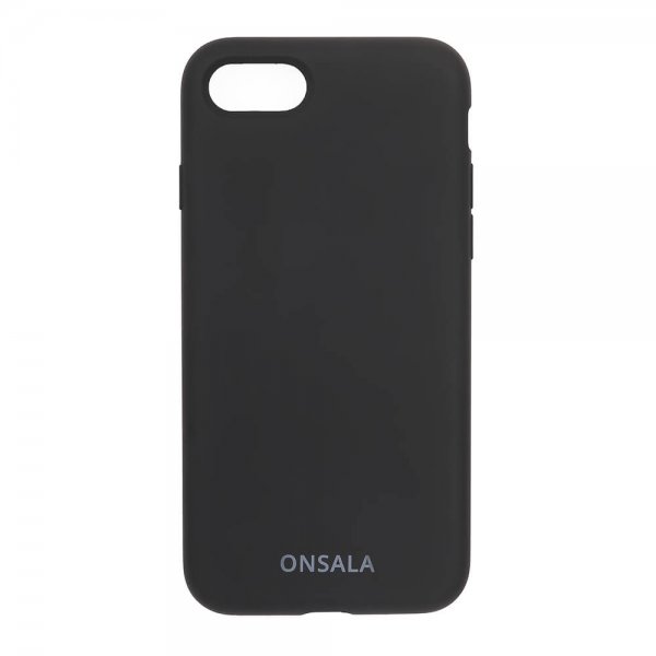 Onsala iPhone 6/6S/7/8/SE Cover Silikone Sort