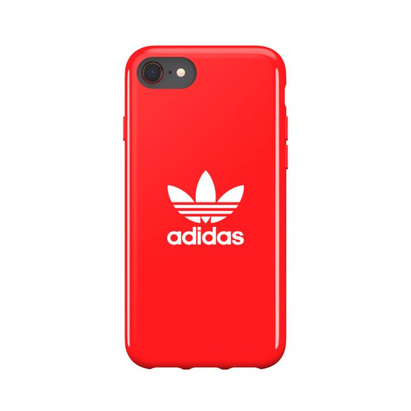 Adidas iPhone 6/6S/7/8/SE Cover Snap Case Trefoil Rød