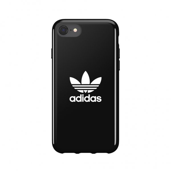 Adidas iPhone 6/6S/7/8/SE Cover Snap Case Trefoil Sort