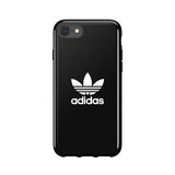 Adidas iPhone 6/6S/7/8/SE Cover Snap Case Trefoil Sort